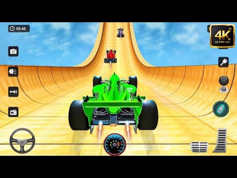 Formula Car Racing Stunts Simulator 2024 | Impossible Car Mega Ramp 3D |  Android GamePlay