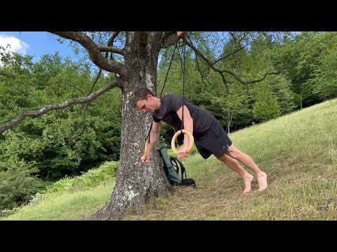 rollholz Seiltrainer - Training über Freiburg