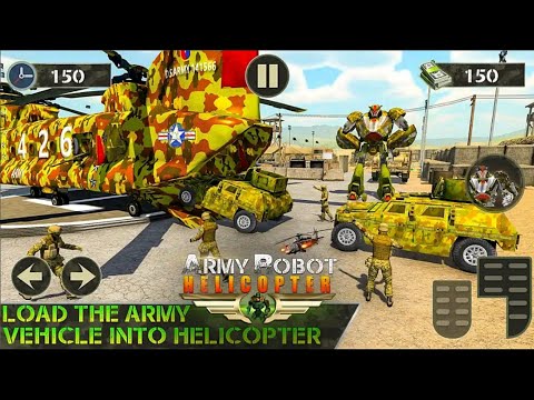 US Army Robot Transform Transportation: Tank Truck Transport Game - Android Gameplay