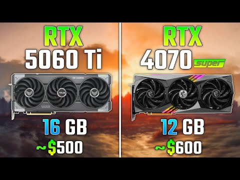 RTX 5060 Ti vs RTX 4070 SUPER | Test in 7 Games