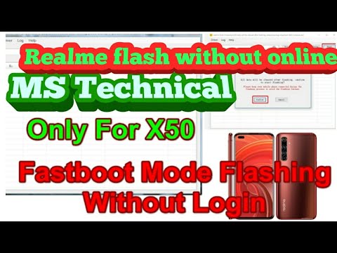 Realme Flash Tool Now For Realme X50 Pro Support Only - No Need Login and ISP Pinout