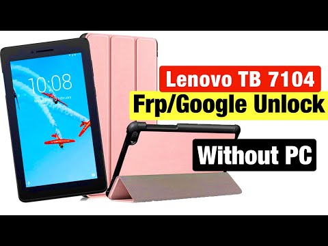 Lenovo tab 7, e7 tb-7104i, tb-7304i frp bypass youtube update || YouGtech