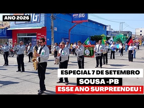  ESPECIAL 7 DE SETEMBRO EM SOUSA NA PARAÍBA, OS DETALHES ANO 2026.