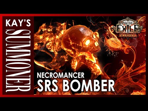 PoE 3.16 - SRS Bomber - Minion Instability - Necromancer - Build Showcase - Mini guide