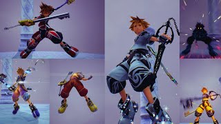 Kingdom Hearts 3 - KH2 Sora with ALL Drive Forms vs. Marluxia (MOD)