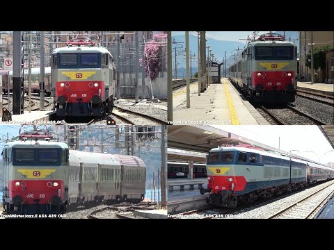 Caccia alla locomotiva E 656 439 OLD(caimano )al traino del treno storico PELORITANO.Messina-Palermo