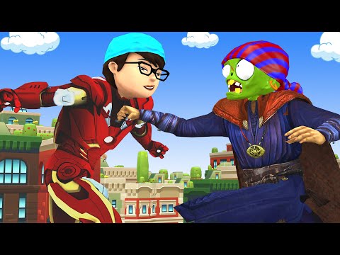 Nick Iron Man vs Doll Squid Game Troll DR.Strange Zombie - Scary Teacher 3D Funny Animation Story