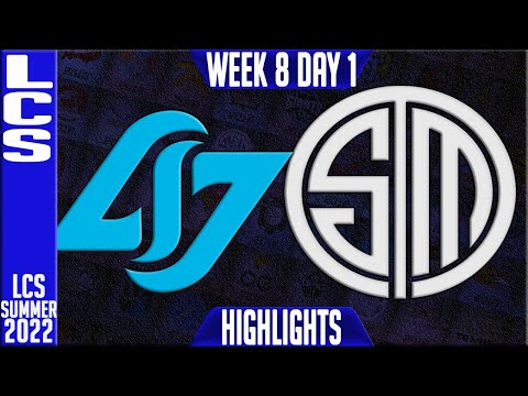 CLG vs TSM Highlights | LCS Summer 2022 W8D1 | Counter Logic Gaming vs Team Solomid