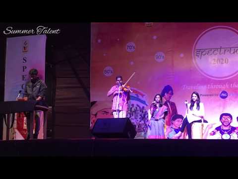 BHAIRAVI PATANKAR Live performance by Bhairavi Patankar in SPECTRUM 2020-Vivekanand College of Pharmacy