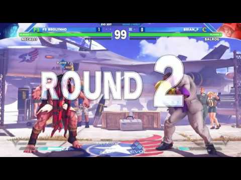STREET FIGHTER 5-  EVO 2017 BRASILEIRO Brolynho vs Brian F   Evo 2017