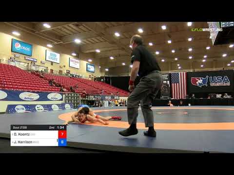2018 Marine Corps US Open/UWW Junior Greco Roman 55 Semis - Dylan Koontz (OSC-) Vs. Joseph Harriso