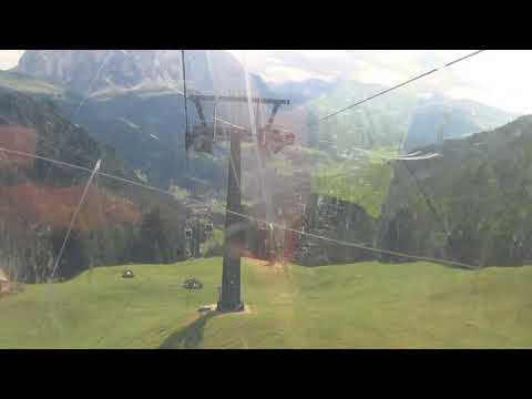 Discesa integrale cabinovia Leitner "Col Raiser" - Santa Cristina (BZ) / Kabinenbahn
