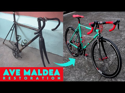 (ASMR Bike Restoration) AVE MALDEA a Filipino Made Bike Frame