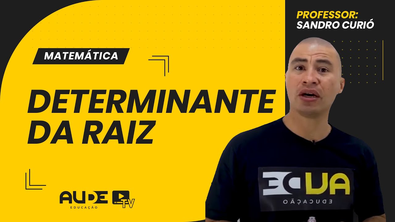 Determinante da Matriz | Matemática | Prof. Sandro Curió