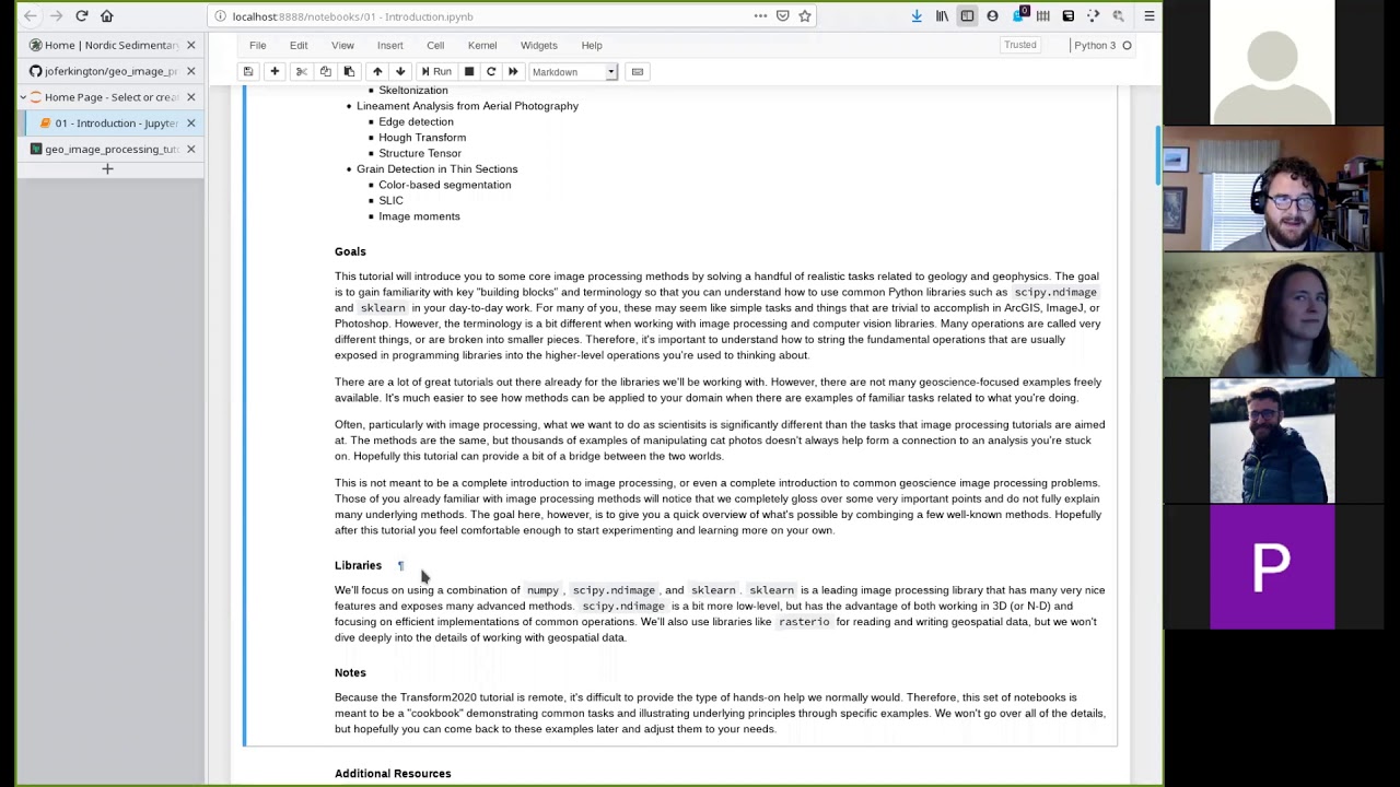 NSRG Workshop I: Processing of geological images with Python - Joe Kington