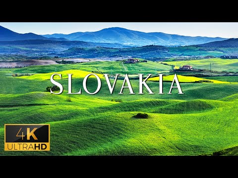 FLYING OVER SLOVAKIA (4K UHD) - Peaceful Piano Music With Stunning Beautiful Natural Film For TV