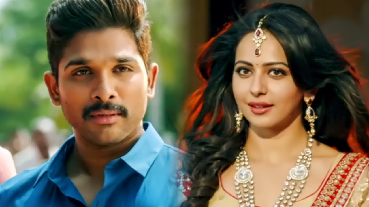 अल्लू अर्जुन की रकुल प्रीत के घर शानदार एंट्री | Sarrainodu Movi