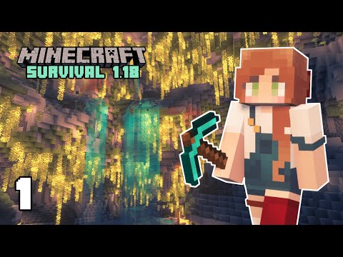 I Found the Best Lush Cave | Minecraft 1.18  Let's Play - Ep. 1