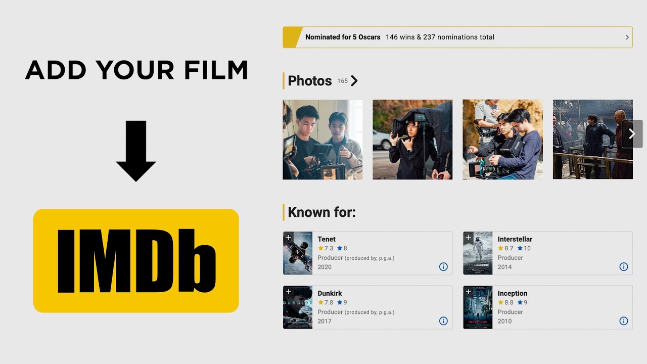 How to Add your Films to IMDB