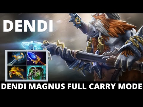 DENDI MAGNUS SUEPR FULL CARRY MODE WITH SCEPTOR FULL GAMEPLAY DOTA2 TV