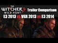 The Witcher 3 - Trailer Comparison / E3 2013 ...