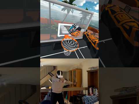 Level 1 to 1,000 dunk rating in VR!! Let’s see what happens! #gymclassvr #vrbasketball #basketball