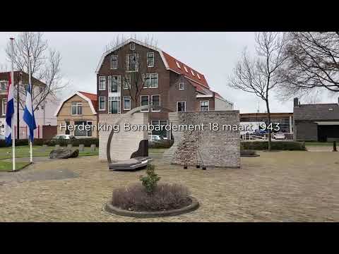 Bombardement Maassluis herdacht met kranslegging