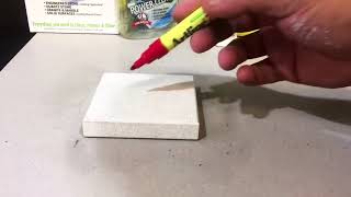 How to Clean White Quartz Caesarstone Countertop - Pen, Grey, Sharpie stains Granite Marble