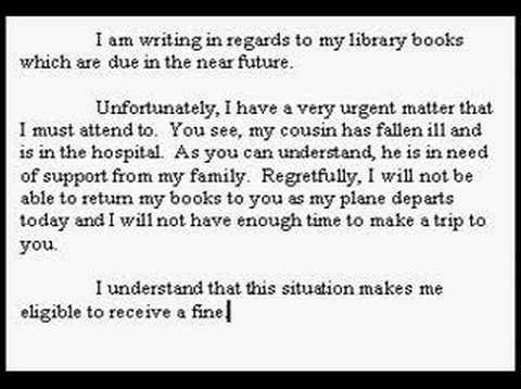 雅思考試信的寫作（第二部分，共3篇）。 (IELTS exam letter writing (part 2 of 3))