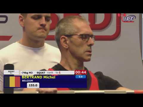 Men M3, 59-74 kg - World Classic Powerlifting Championships 2017
