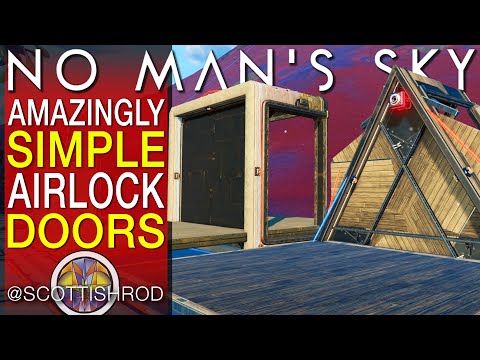 Amazingly Simple Airlock Doors - No Glitches Needed - No Man's Sky Update 2024 - NMS Scottish Rod