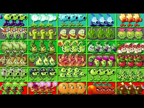 6 Team PEA x MULTI HIT x BOXING x PULT x GREEN PEA x ONE HIT - Who Will WIn? - PvZ 2 Battlez