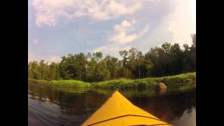 preview picture of video 'Kayaking the Prairie River into the Mississippi River in Itasca County Minnesota'