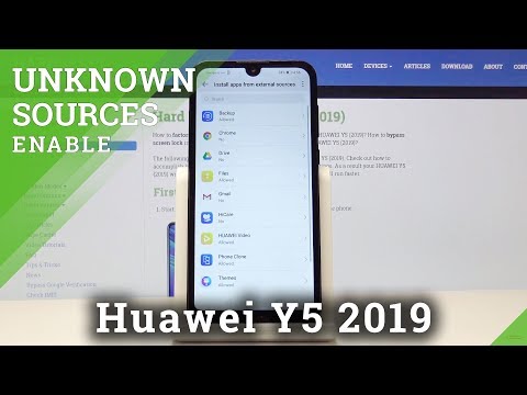How to Activate Unknown Sources in HUAWEI Y5 2019 - Allow App Installation