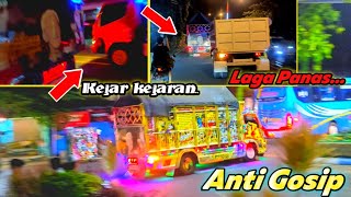 Download lagu Detik Detik Truk Anti Gosip Memanas saat di Salip Dam Truk mp3