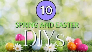 10 Super Easy Dollar Tree DIYs for Spring and Easter 🐇 🌻
