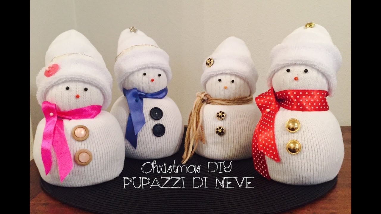 Pupazzi di neve | Christmas DIY Snowman