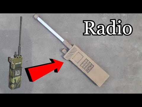 Como hacer una Radio de cartón