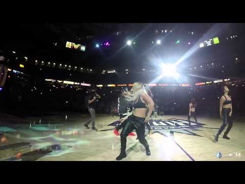 Anjali and Tyga Perform "Nobody" Halftime during Sacramento Kings Game