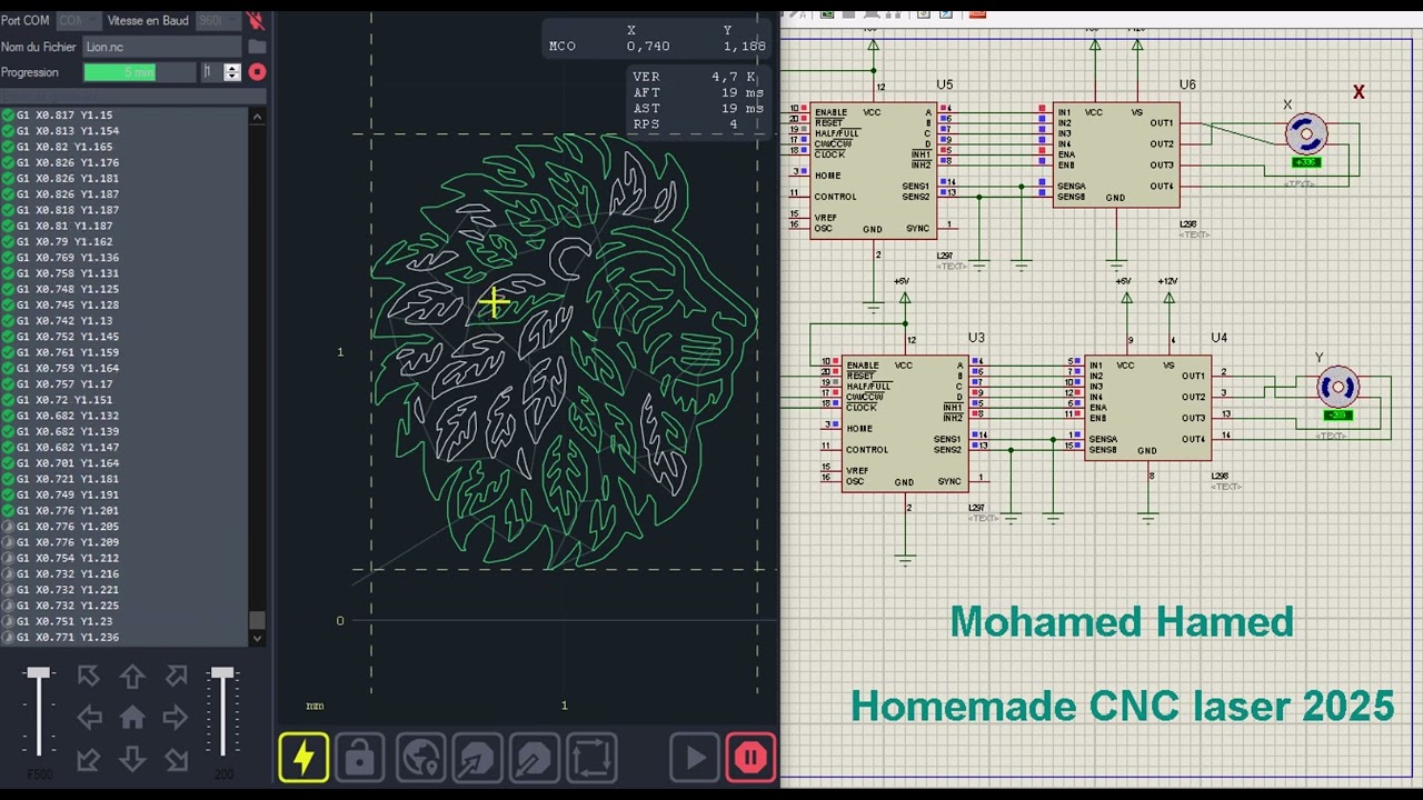 CNC Laser Machine Preview