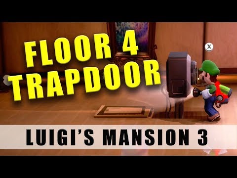 Luigi's Mansion 3 trapdoor Floor 4 - The Great Stage Auditorium last gem