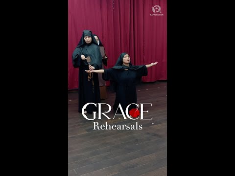 A sneak peek into rehearsals for 'Grace', a play about the 1948 Marian apparitions in Lipa, Batangas