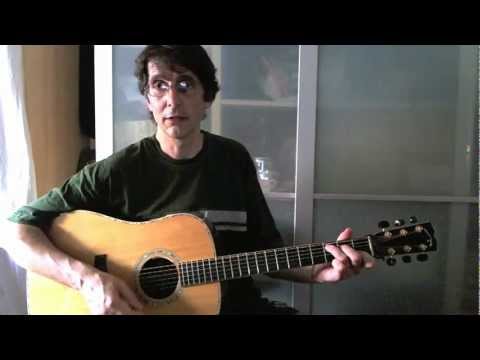 Flatpicking - #1 New River Train - Guitar Lesson - Roberto Dalla Vecchia