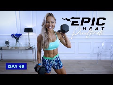 NO FEAR Full Body Workout with Dumbbells - Complexes | EPIC Heat - Day 49