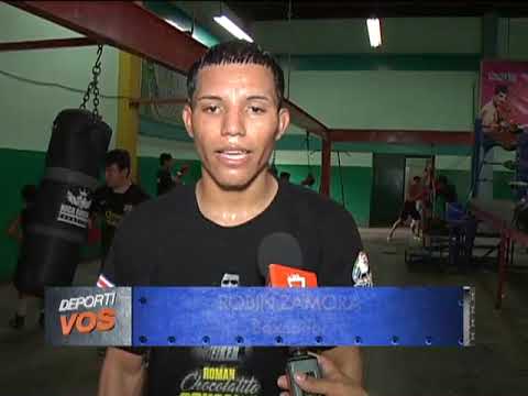 Robin Zamora el Boxeador de Pinolero que entrena en Panamá
