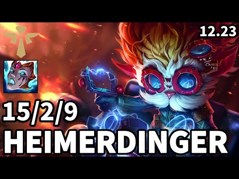Heimerdinger Support vs Nautilus - KR Grandmaster | Patch 12.23