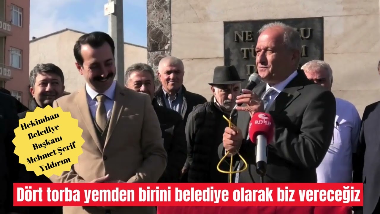 Hekimhan Belediye Başkanı Yıldırım: "Dört torba yemden birini belediye olarak biz vereceğiz"