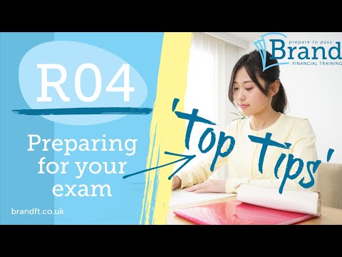 Help preparing for your R04 exam - Study Top Tips