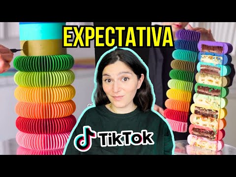 I made the VIRAL COLORFUL CAKE for MY BIRTHDAY