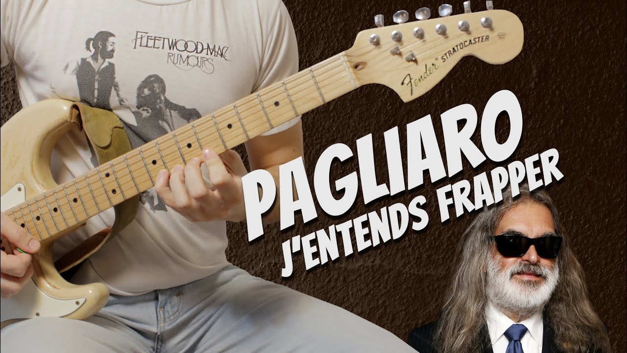 Michel Pagliaro - J'entends Frapper - Solo de guitare avec partition